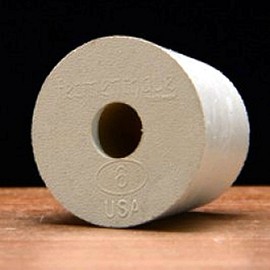 Fermenthaus Drilled #6 Rubber Stopper - 5-Pack