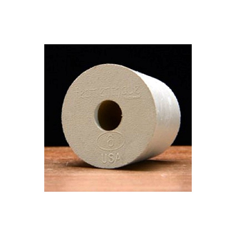 Fermenthaus Drilled #6 Rubber Stopper - 5-Pack