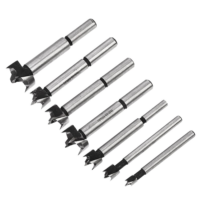 sourcing map Forstner Wood Boring Drill Bit, Hole Puncher, 1/4"