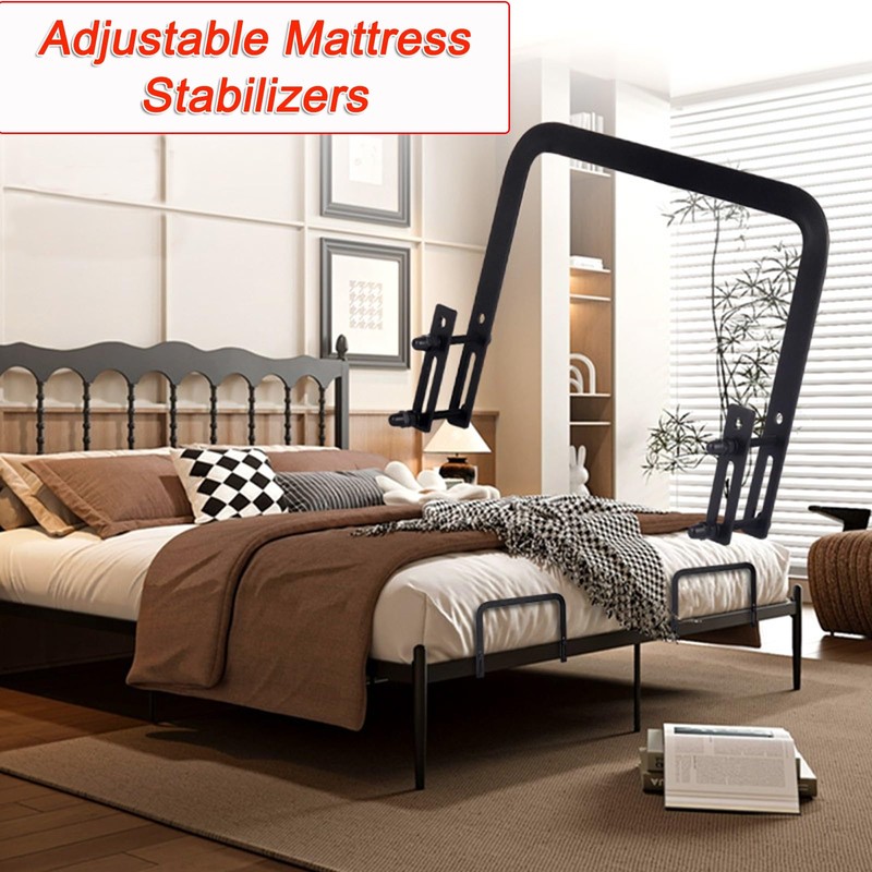 Pack of 2 Mattress Hangers, Mattress Holders, Adjustable Mattress Stabilisers,