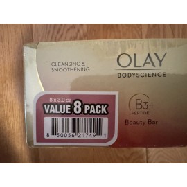 Olay Body Science B3 Niacinamide + Vitamin C Beauty Bar Soap 8-PACK New Sealed