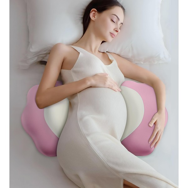 DONAMA Pregnancy Pillows for Sleeping, Memory Foam Maternity Pillow Support