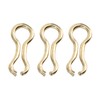 300PCS Carp Fishing Wire Eyes Sinker Steel Alloy Screw Leads