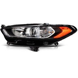 Headlight Assembly Left Driver Side 2013-2016 for Ford for Fusion 4-Door Sedan Clear Lens Headlamp DS7Z-13008-B FO2502304