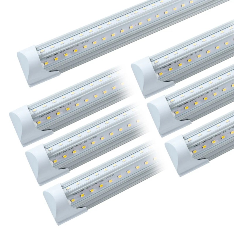 SZHLUX 6 Pack 4FT 60W LED Linkable Shop Ceiling Light