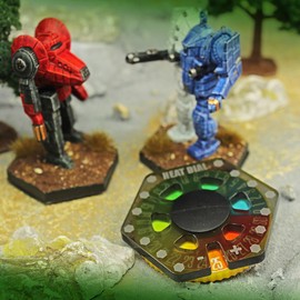 LITKO Premium Printed Advanced Heat Dial | Compatible with Battletech | Alpha Strike | Inner Sphere | Technical Readout