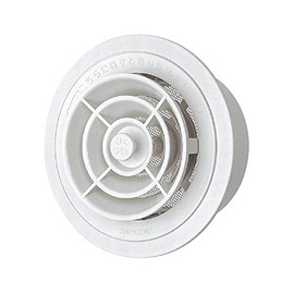 Shinkyowa SRM-100NC Round Garari Register Cooler Cap with Mesh (Silver White)