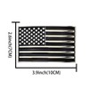 XGALBLA Mens Fashion Native American Flag Square Belt Buckle Black