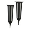 Tymar Grave Vase, Pack of 2, Cemetery Vase with Ground