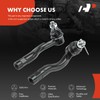 A-Premium 2 x Front Outer Tie Rod Ends, Compatible with