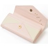 Light Pink F D-LOOP 121962-010-731 Large Capacity, Long Wallet, Stretchable