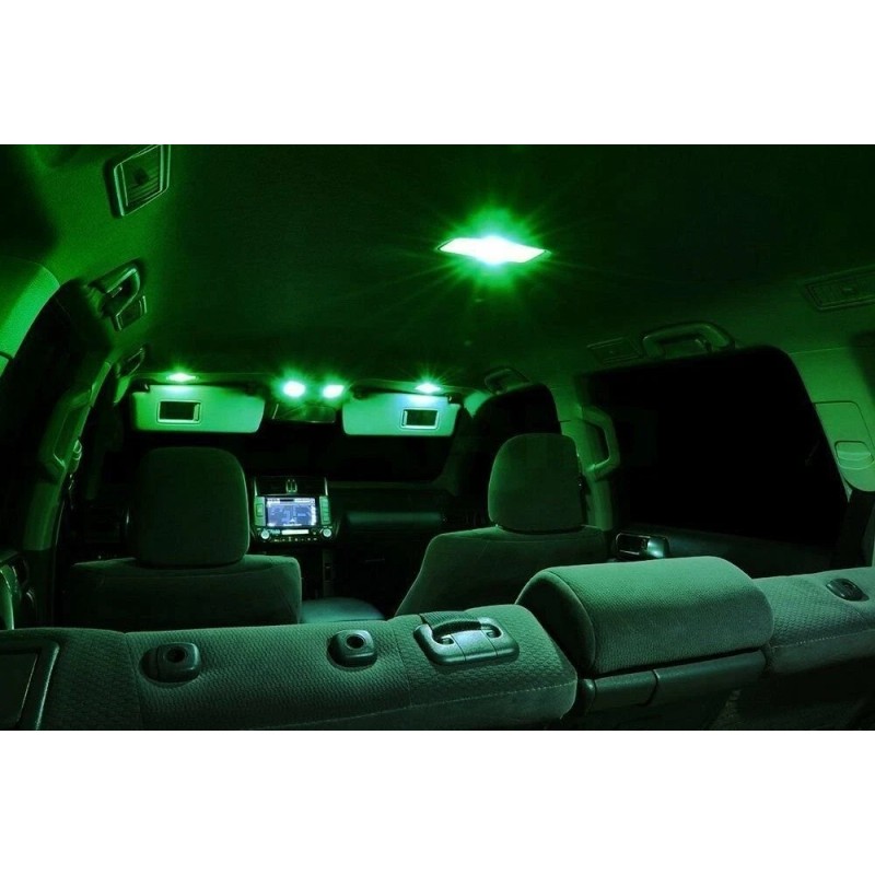 XtremeVision Interior LED for Dodge Challenger 2011-2016 (16 PCS) Green