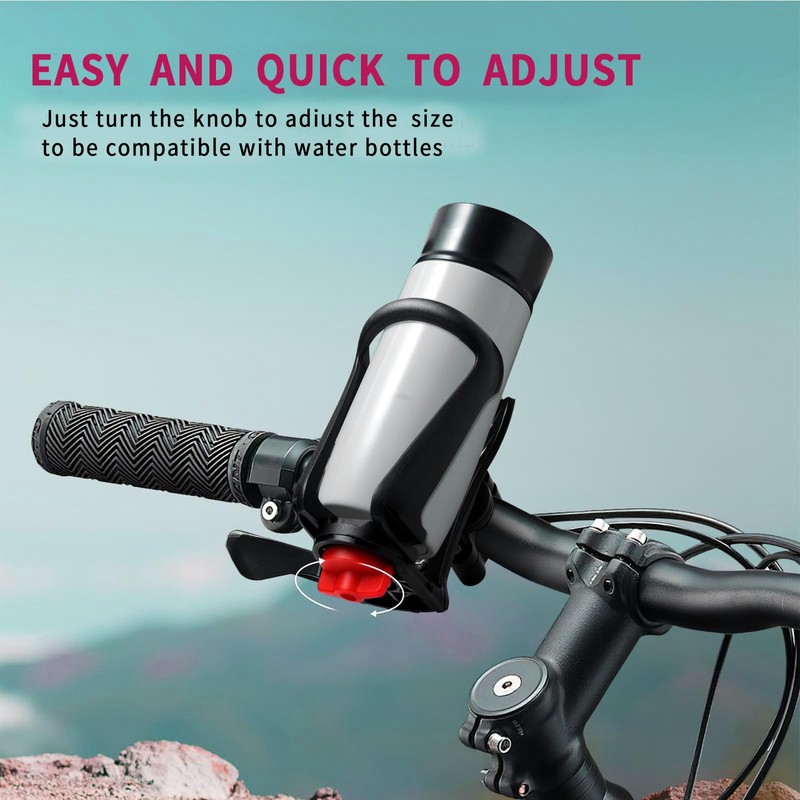 Bike Water Bottle Holder (for Handlebar & Frame), Motorcycle Cup