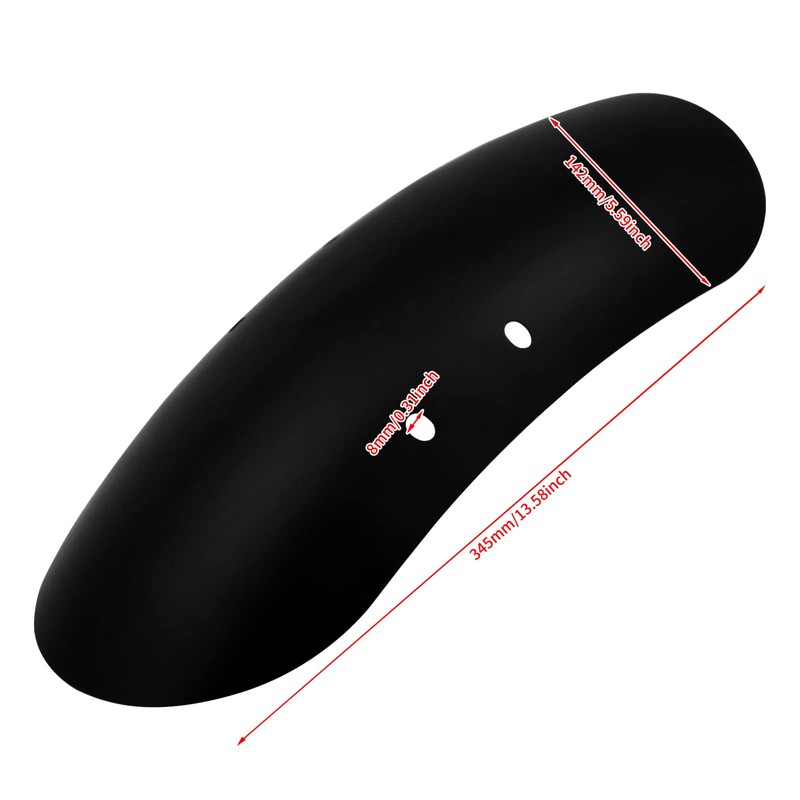 HDBUBALUS Motorcycle Short Front Fender Mudguard Fit for Harley Sportster