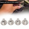 8 Pcs Gas Stove Control Knobs, Universal Gas Stove Knob