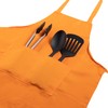 Jazooli Plain Unisex Cooking Catering Work Apron Tabard with Twin