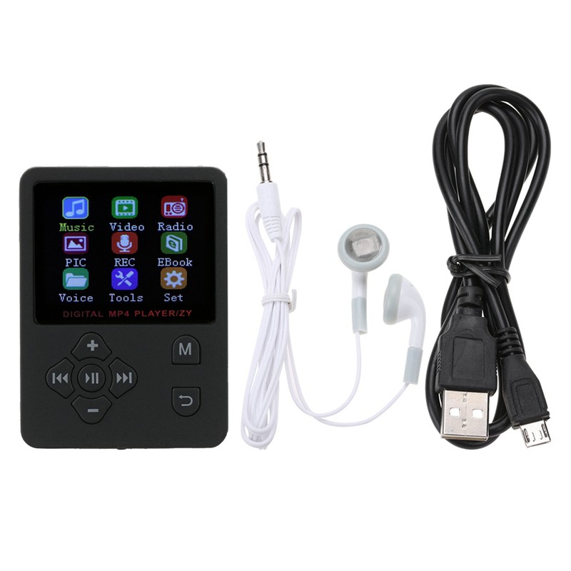Thin Lightweight Portable Color Screen HiFi MP3 MP4 Music Player