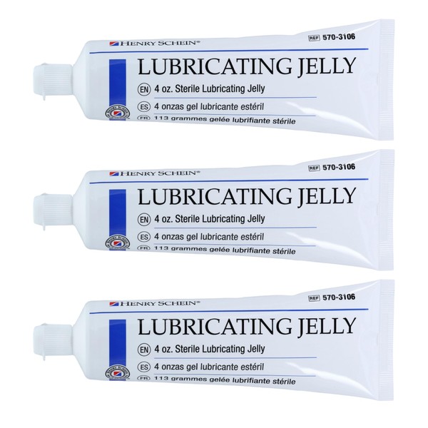 Henry Schein Sterile Lubricating Jelly – 4 oz Flip-Top Tubes,
