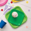 Unique 31860EU Square Environmentally Friendly Paper Plates 18 cm Emerald