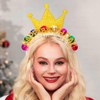 DRESBE - Diadema de cumpleaños con luces LED, para fiestas