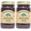 Amish Homemade Style Muscadine Jelly 2-19 Oz Reusable Jars All