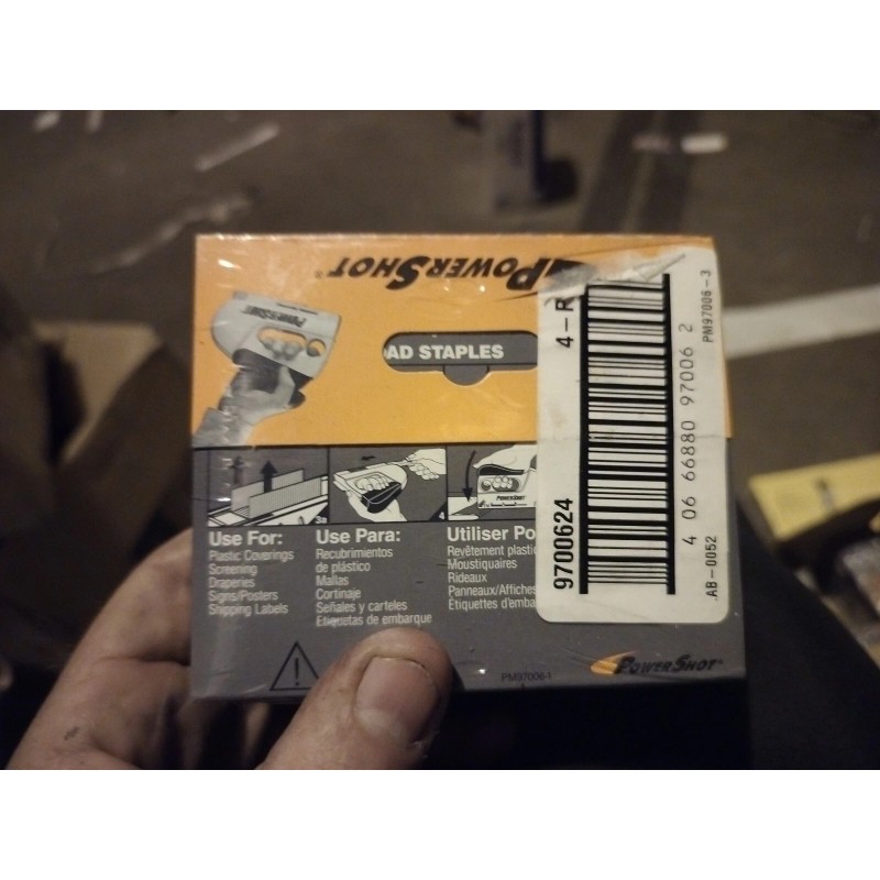 Heavy Duty PowerShot 97006 3/8" Heavy Duty Staples -1250-4 Boxes