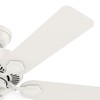 Hunter Fan 44 inch Traditional Fresh White Indoor Ceiling Fan