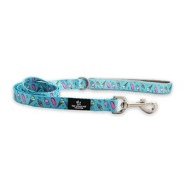 Ancol Adjustable Ice Cream Patterned Dog Lead Durable Secure Comfortable Padded Grip Sturdy Lightweight Pet Puppy Leash for Outdoor Running Walking