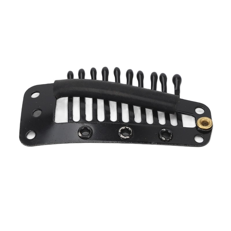 100pcs Hair Extension Clips Multipurpose 38mm 10 Teeth Wig Clips