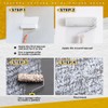Threlaco Paint Roller Kit 3 Pcs Texture Sponge Paint Rollers