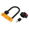 Hihaha Bicycle Lock with Lock Frame for Mountain Bike Road