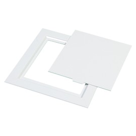 American Built Pro Access Panel - Outlet Covers Access Panel for Drywall - Paintable Wall Panels - 14"x14" ID Drywall Access Panels for Plumbing, Electrical Accesses - No Hinges or Springs - White