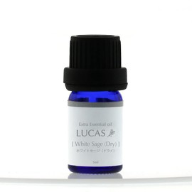 White Sage (Dry) Essential Oil / Aroma Oil 0.2 fl oz (5 ml) Lucas 100% Natural Ingredients