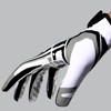White Football Gloves Anti Slip Silicone Grip Sports Receiver Glove