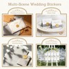 500Pcs Embossed Gold Foil Stickers, Calla Lily