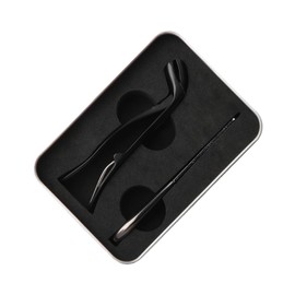 AIXXCUVQ Safe and Sharp Curved Large Opening Nail Forclipper Tight Bite and Strong Cutting Force. Smooth Handle Provides, Charcoal Black Set