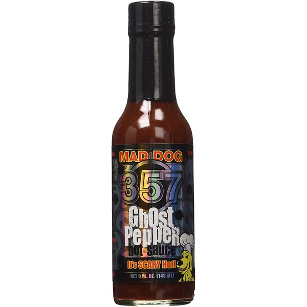 Mad Dog 357 Ghost Pepper Hot Sauce, 5oz