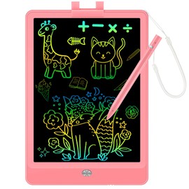 Decute Kids Toys LCD Writing Tablet with Stylus, 8.5in Erasable Toddlers Doodle Board, Reusable Drawing Pad for Kids, Educational Christmas Birthday Gift for 3 4 5 6 7 8 Girls Boys Toddler Pink