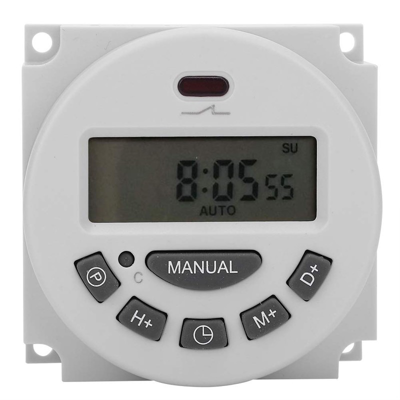 LCD Digital Time Switch L701 12V, High Precision, Built-in, Screw