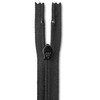 16 inch Invisible Zipper Black Non Separating Zipper Nylon Black