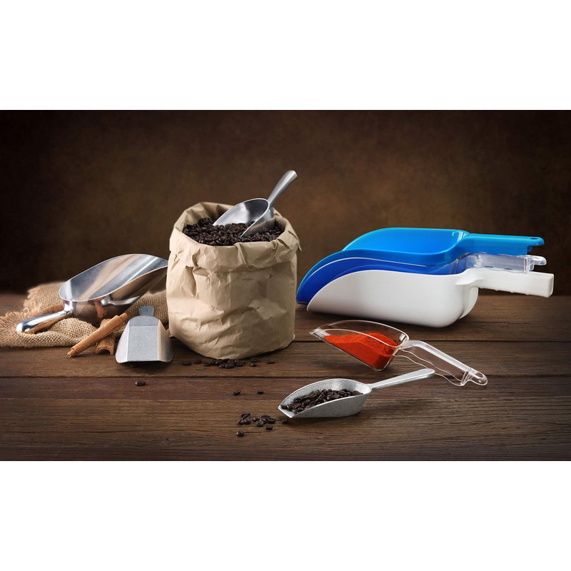 New Star Foodservice 34400 Polycarbonate Plastic Utility Ice Scoop, Clear,