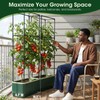 MQHUAYU 2 Pack 51" Self Watering Planter Box with Trellis,