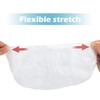 100PCS Disposable Large Shower Caps - 50CM Plastic Elastic Bath