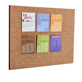 Iceberg 35011 iDesign Frameless Cork Bulletin Board, 36"x46"x1.56"H