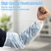 LOYORTY - 400 fundas de plástico para brazos impermeables, fundas