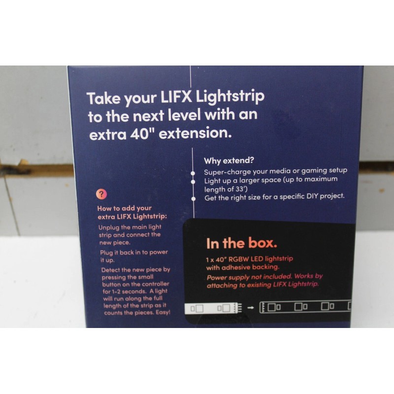 LIFX Smart Home 40 in. L Color Changing Plug-In LED