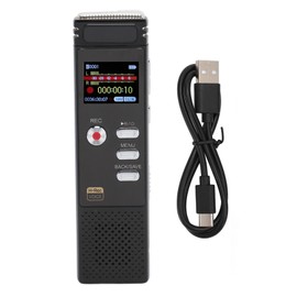Digital Voice Recorder Voice Activated Noise Reduction MP3 Player Recorder One Button Recording Sound Recorder Device 16G
