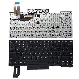 Siakoocty Laptop Replacement US Layout No Pointer Keyboard for Lenovo Thinkpad Yoga T490 T495 L480 T480S E480 E490 E495 L390 L380 L480 01YP280 01YP360 01YP440 SN20P33310 01YP520 SK01 PK131668200