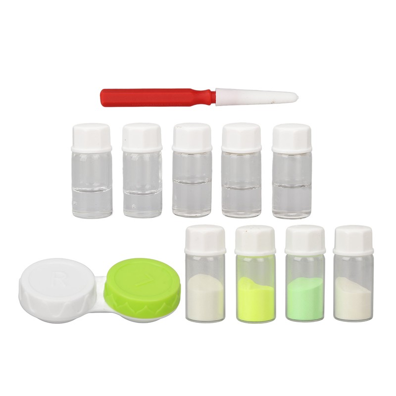 4 Colors Watch Fluorescent Powder Set Mixing Liquid Professional Watch