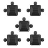 5 PCS Waterproof Black IP68 Plastic Cable Wire Connector Gland